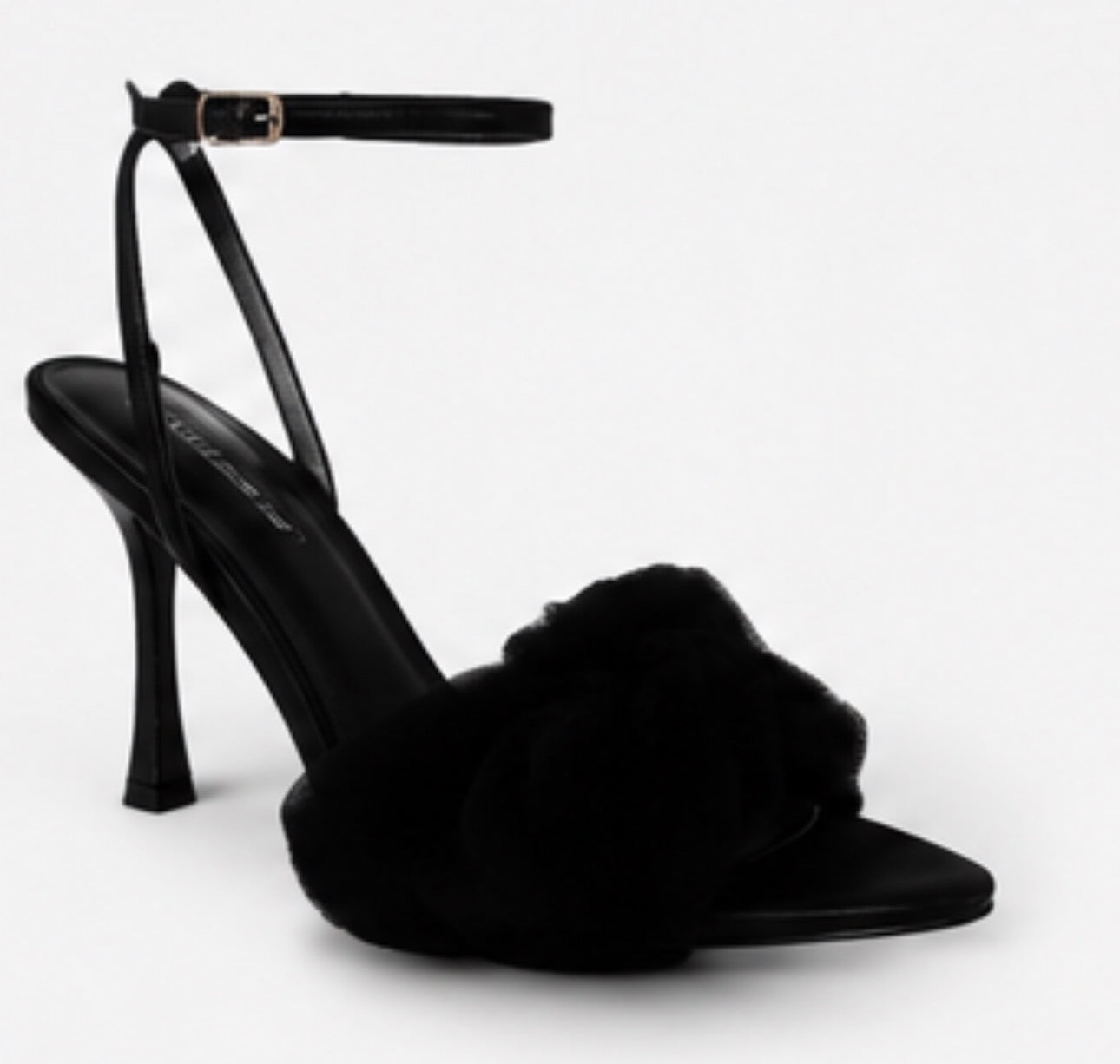Black Fur Heel