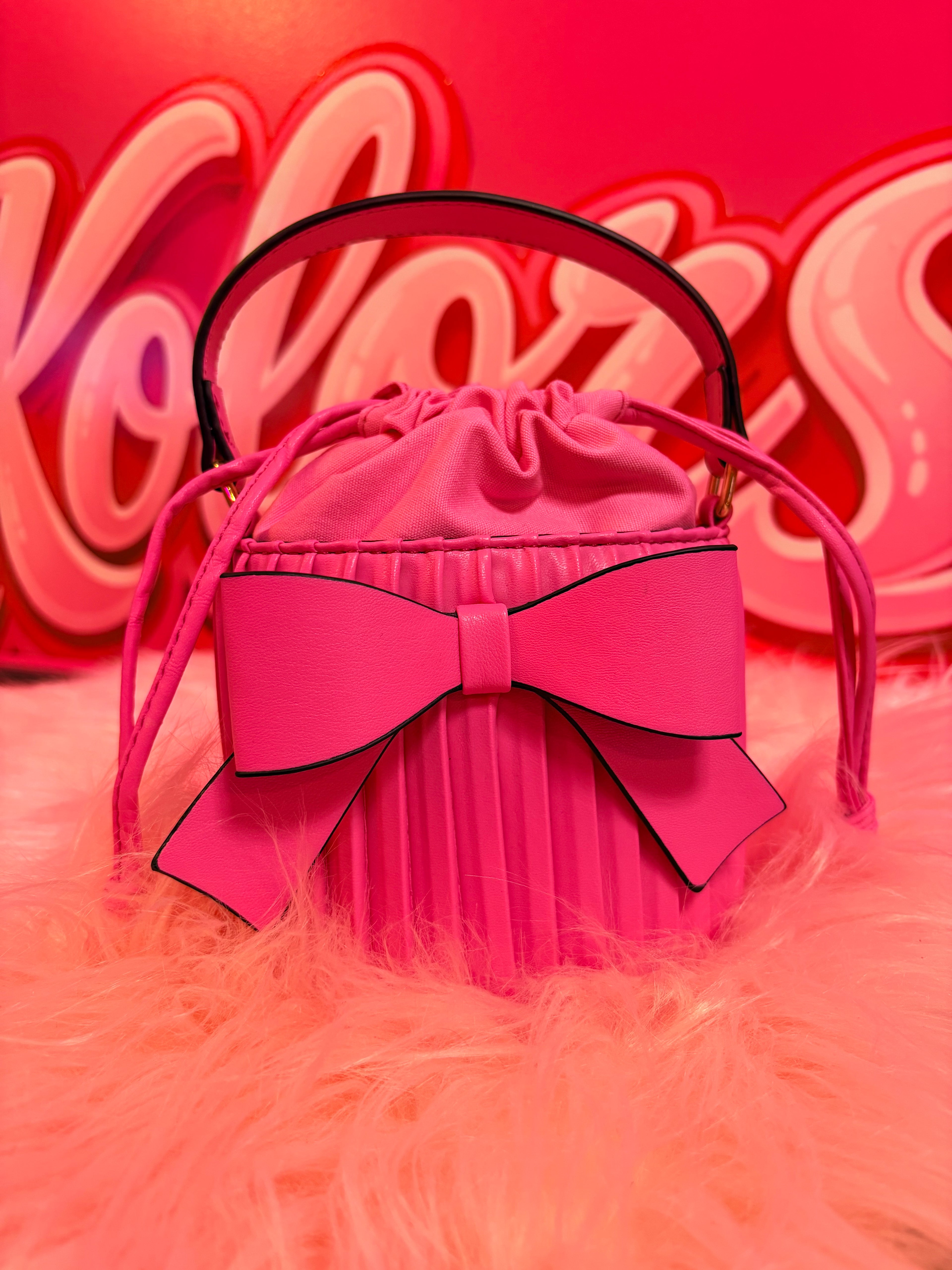 Pink Bow Purse
