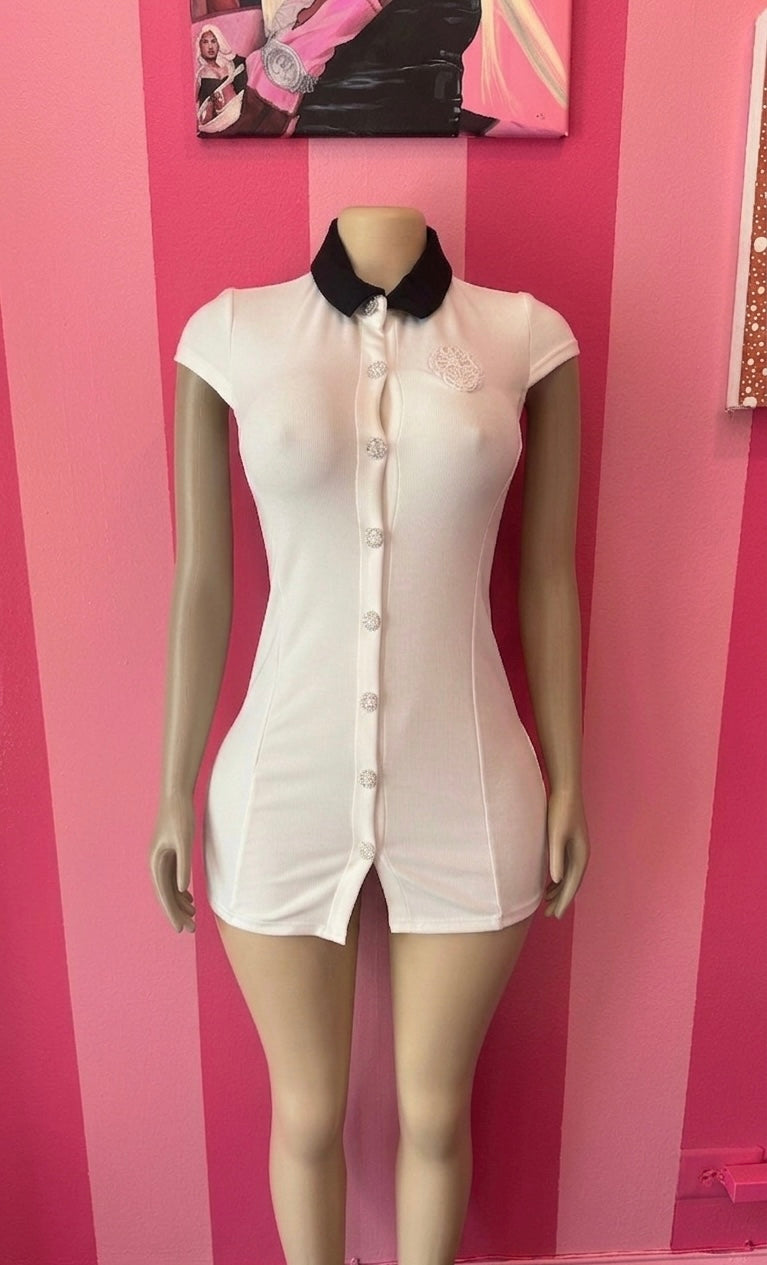 White dove poem dress