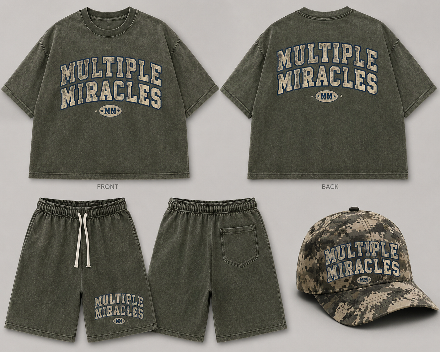 Multiple Miracles Outfit Sets ( Boys Shirt & Shorts)