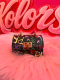 Mini graphic purse