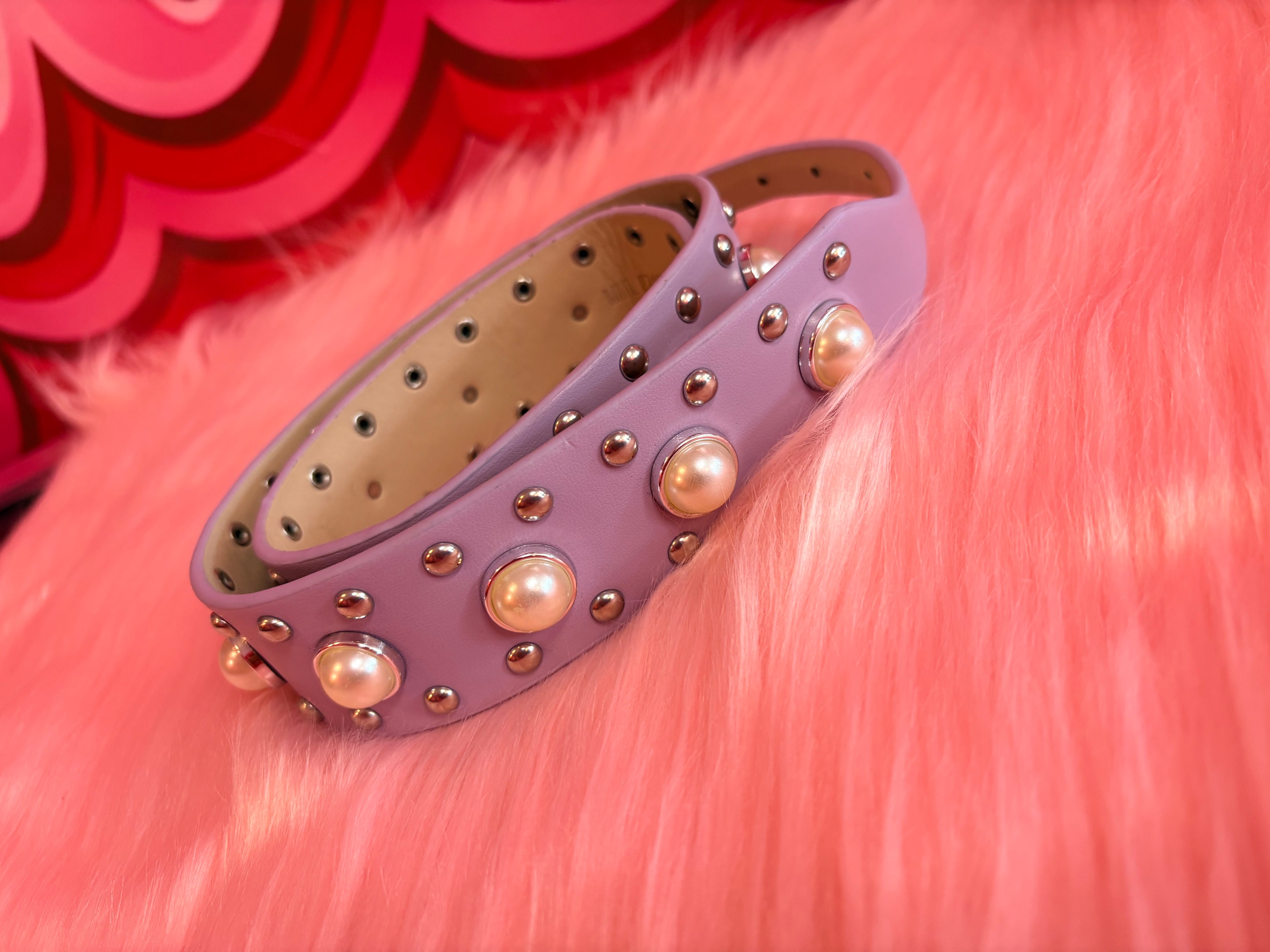 Purple Dotted Belt