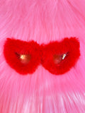 Red Furry Glasses