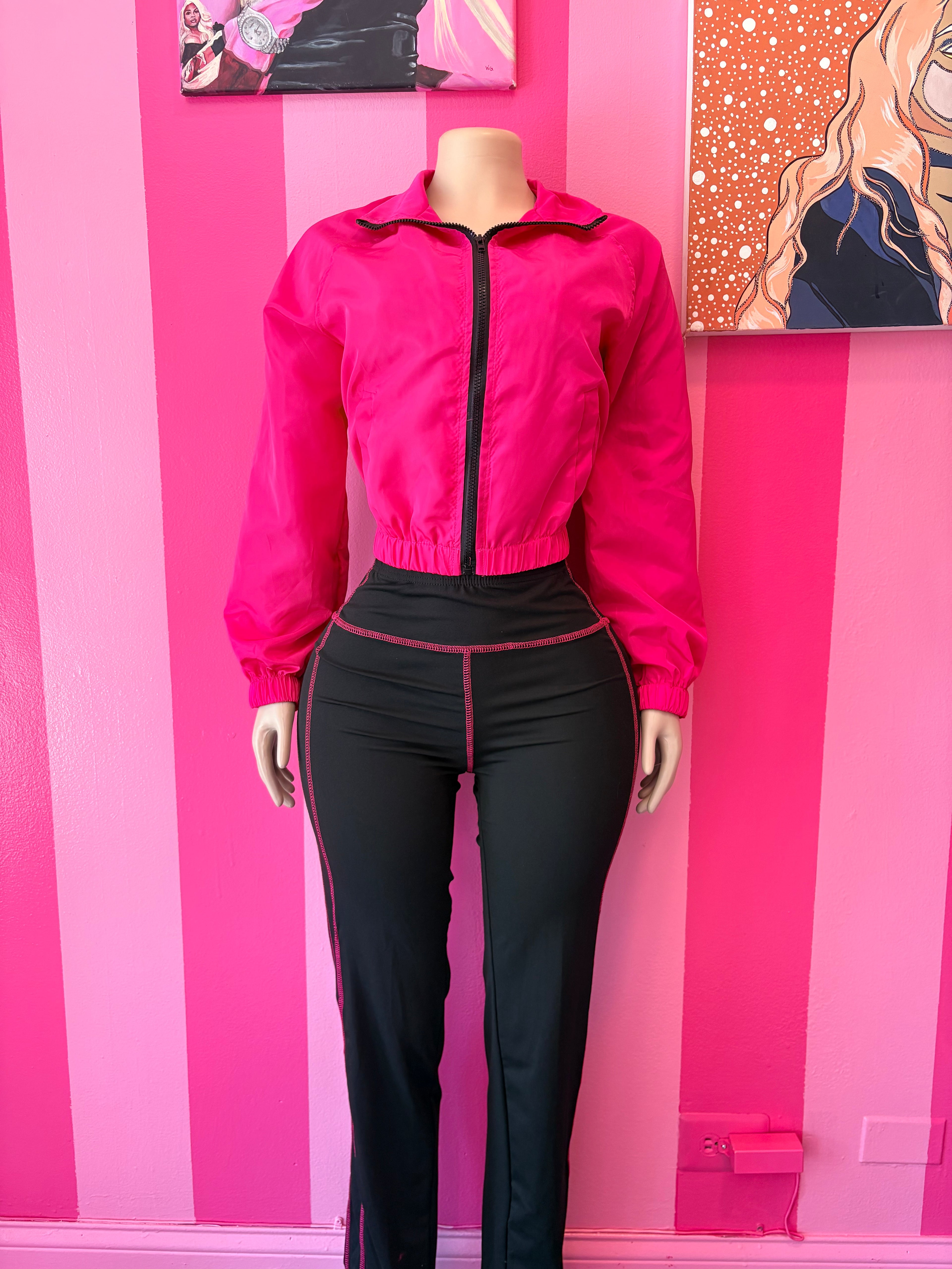 Hot Pink Two piece Set